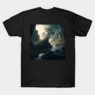 Creek in the mountains T-Shirt